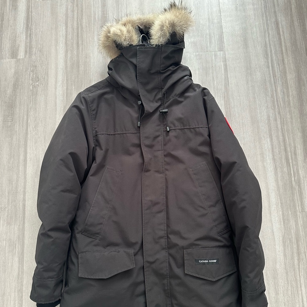 Canada Goose men’s parka, medium, black